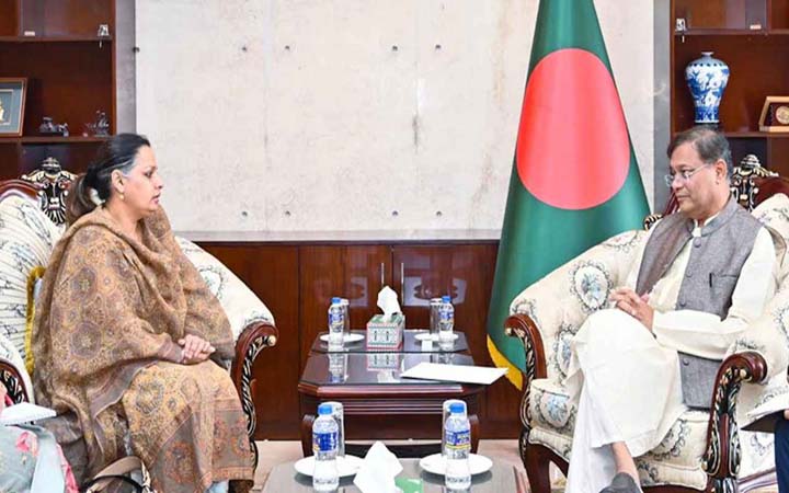 পররাষ্ট্রমন্ত্রীর সঙ্গে জা‌তিসং‌ঘের দুই সংস্থার প্রতি‌নি‌ধির সাক্ষাৎ
